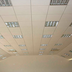 Forro modular placa isopor